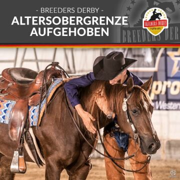 NRHA Germany: Altersobergrenze für Pferde auf dem Breeders Derby aufgehoben